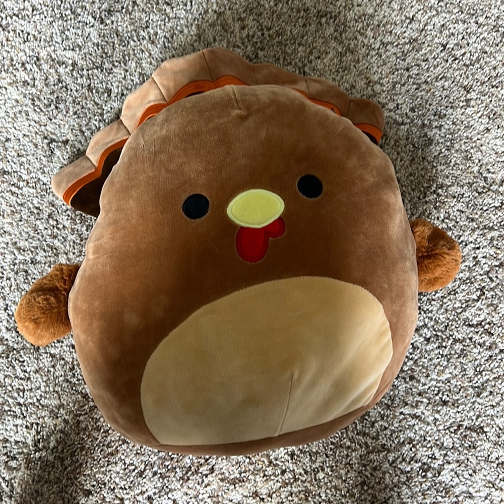 Terry the turkey thanksgiving squishmallow🤎 12’